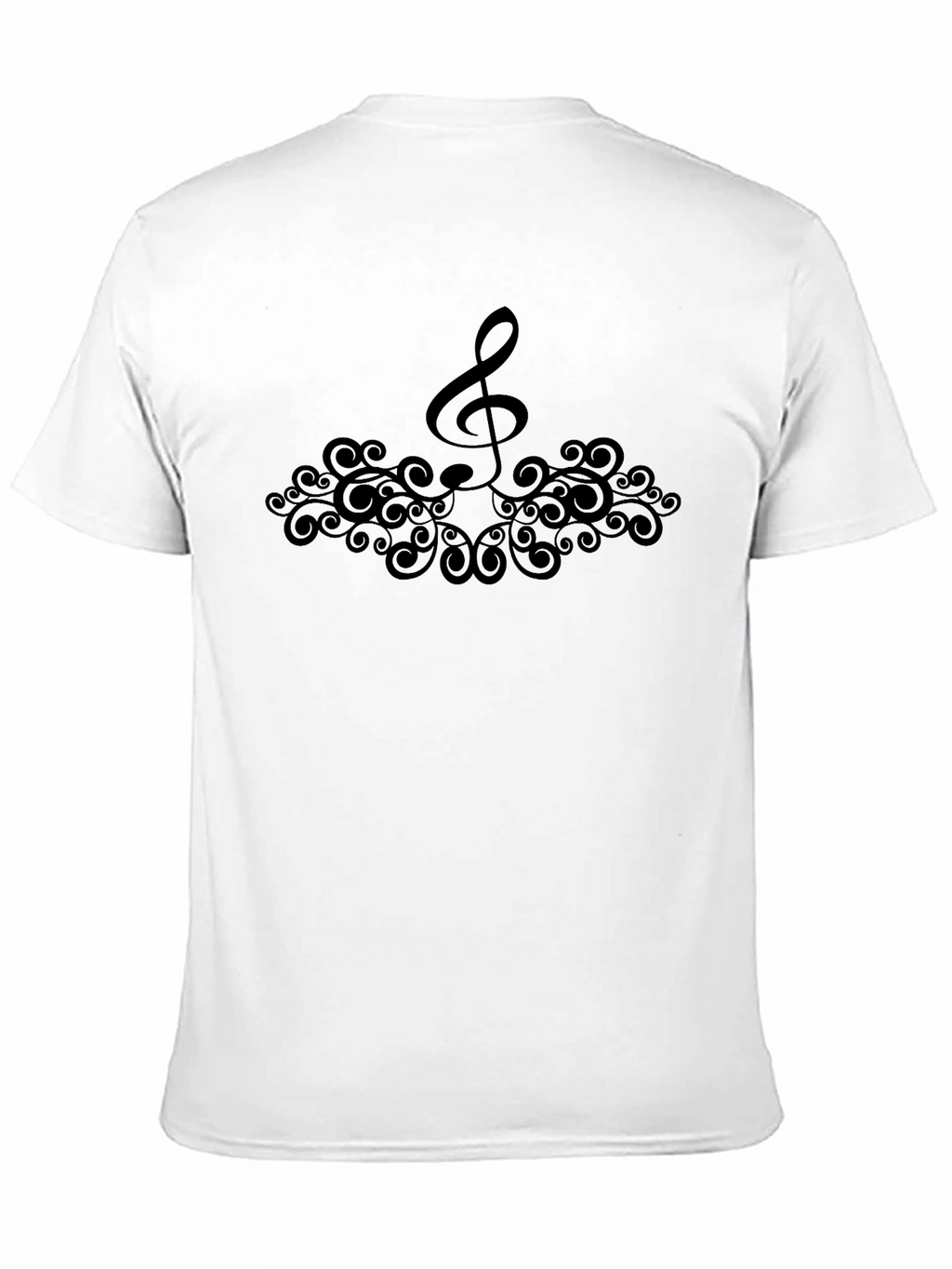 Music Note Treble Clef Graphic Tee