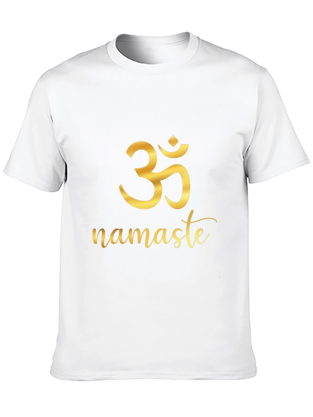 Om Namaste Graphic Black T-Shirt
