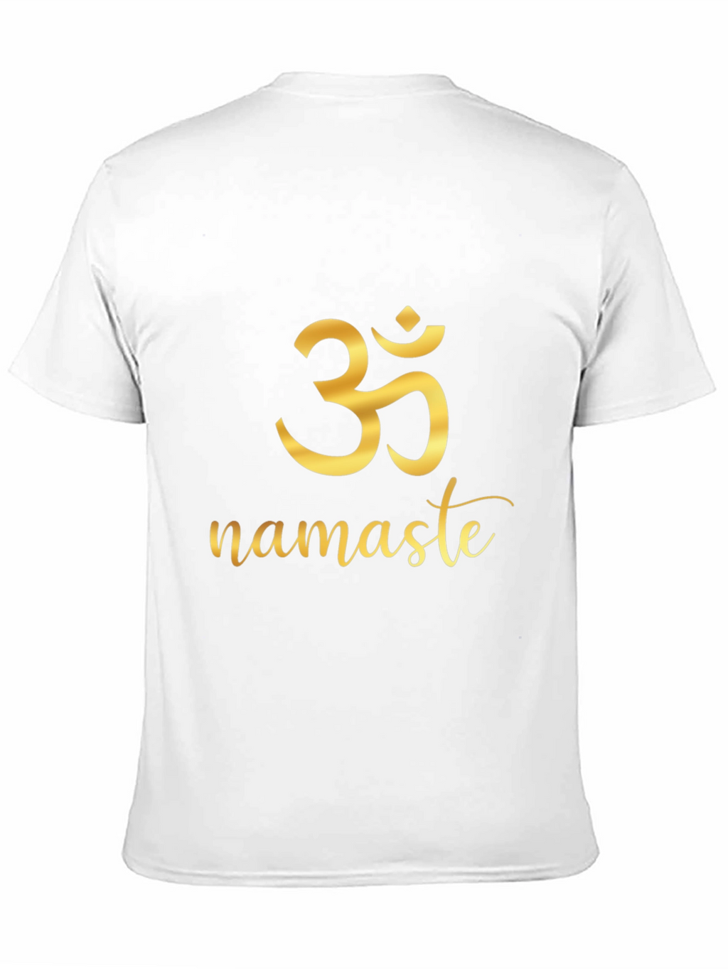 Om Namaste Graphic Black T-Shirt