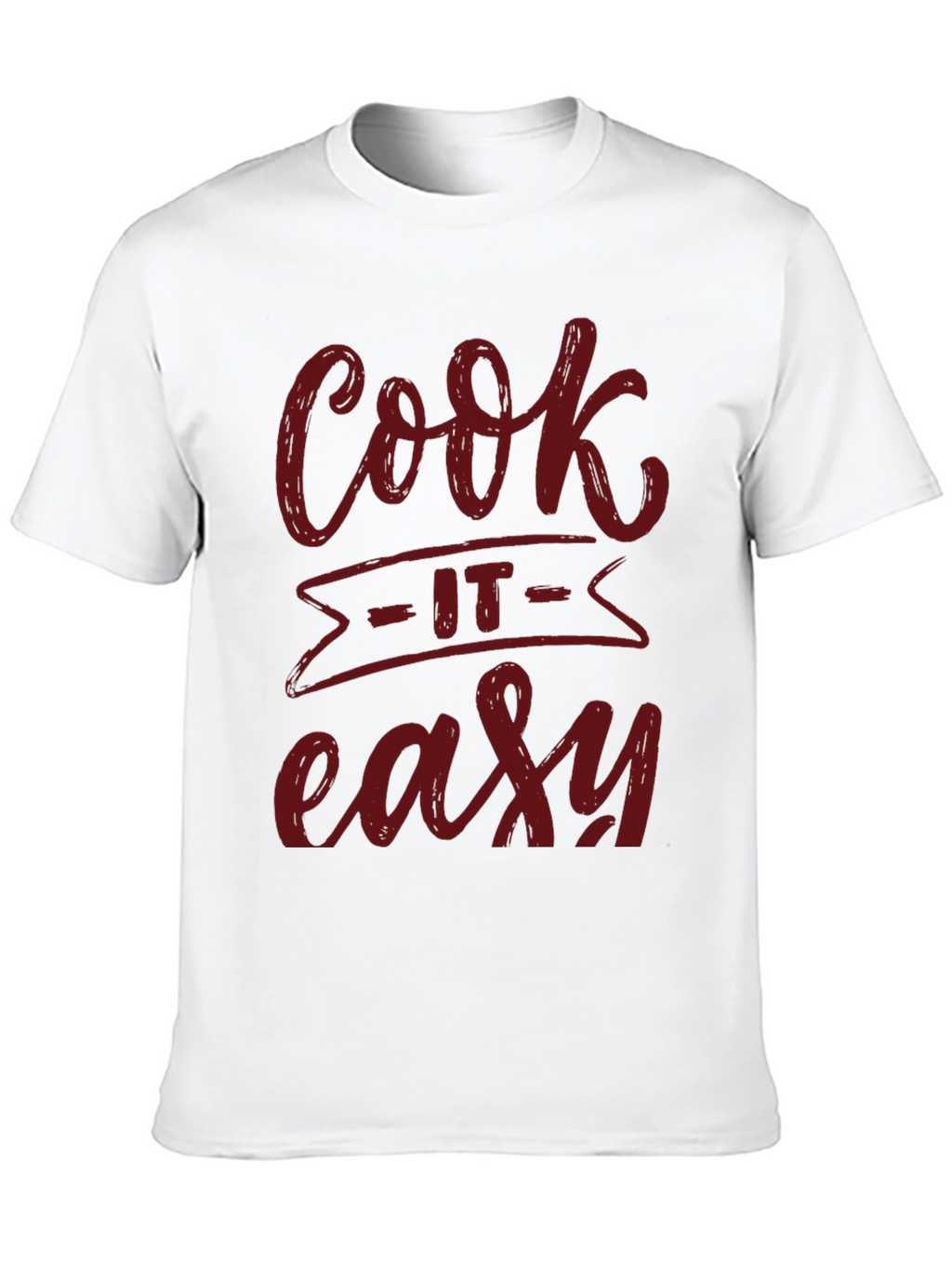 Cook It Easy Black Graphic Tee