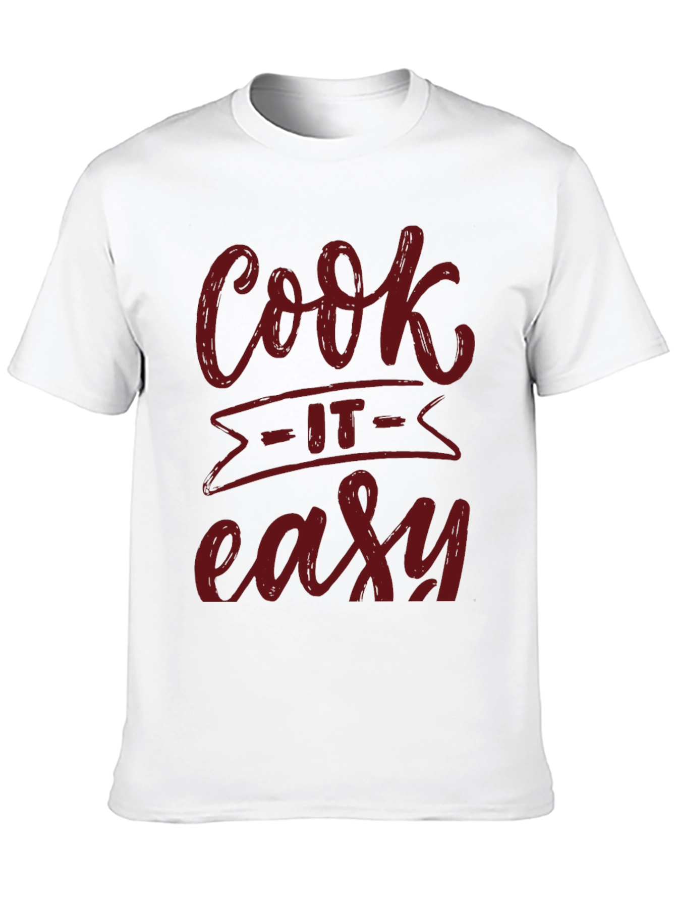 Cook It Easy Black Graphic Tee