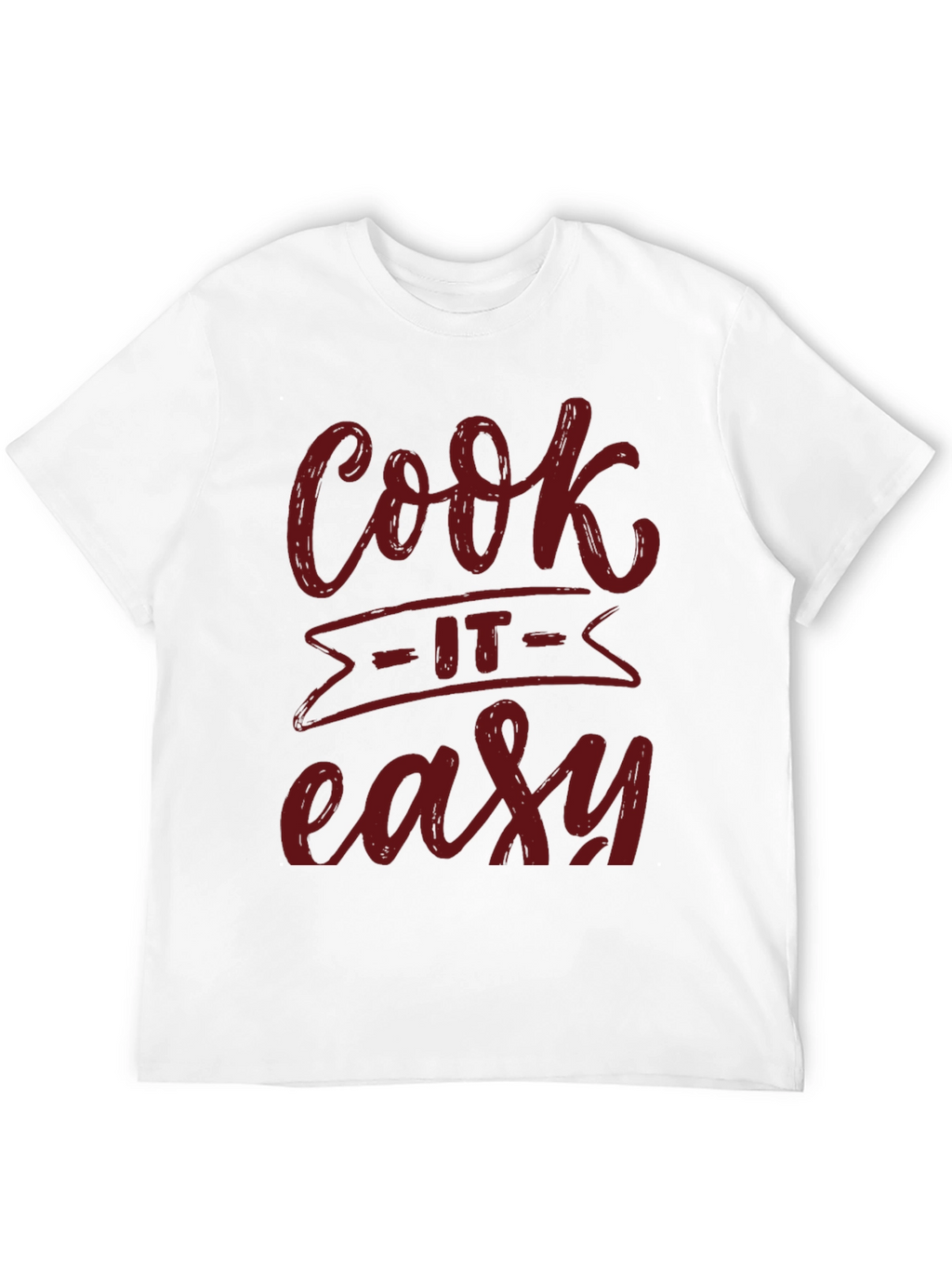 Cook It Easy Black Graphic Tee