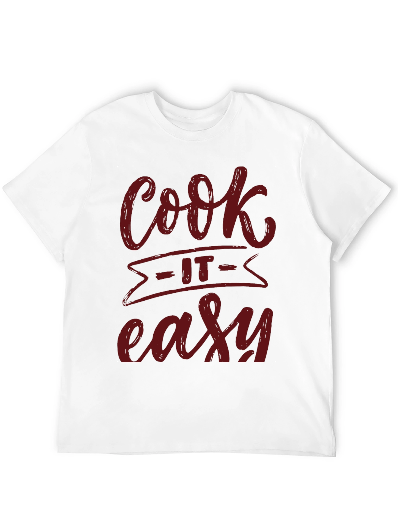 Cook It Easy Black Graphic Tee