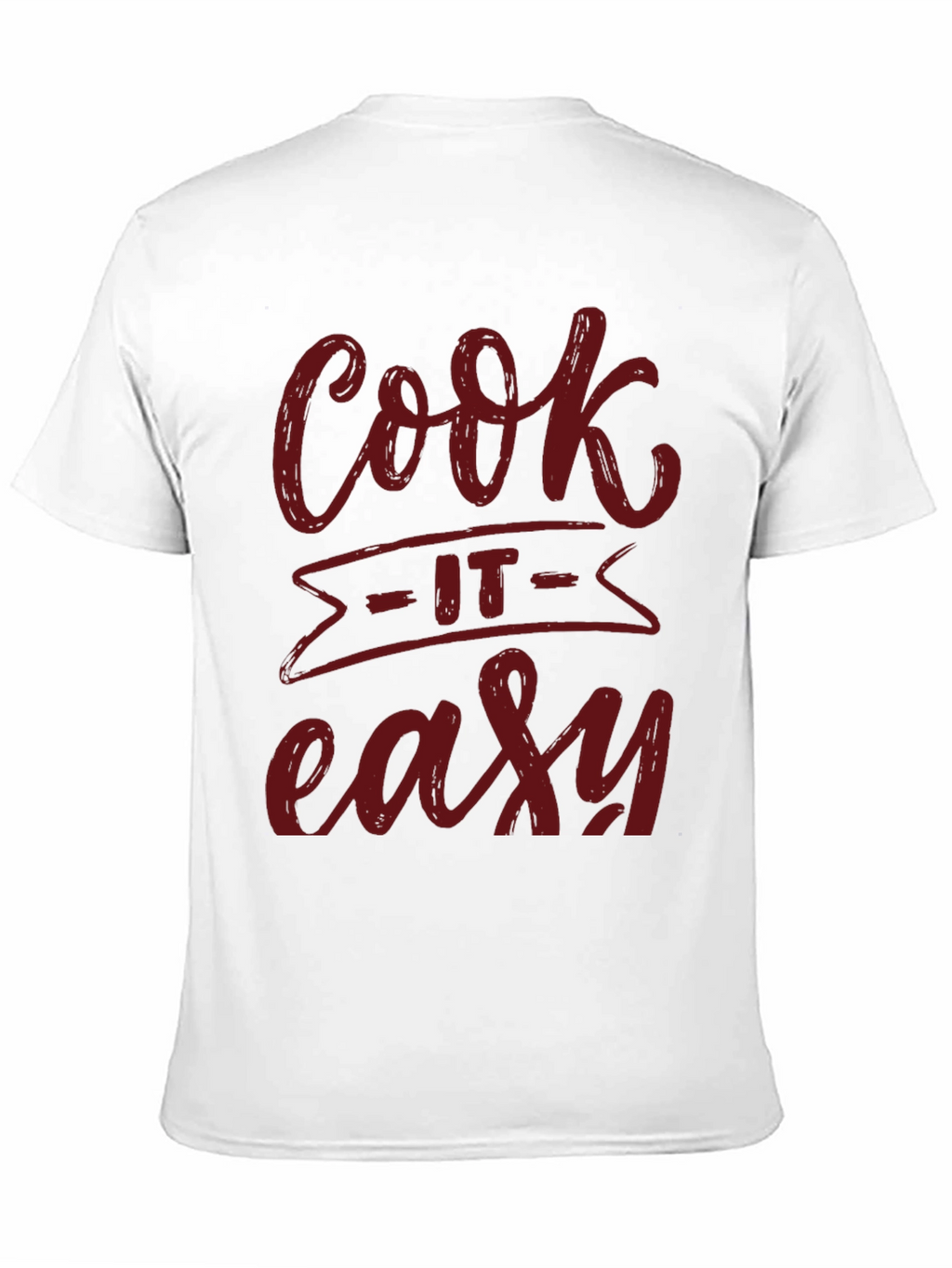 Cook It Easy Black Graphic Tee