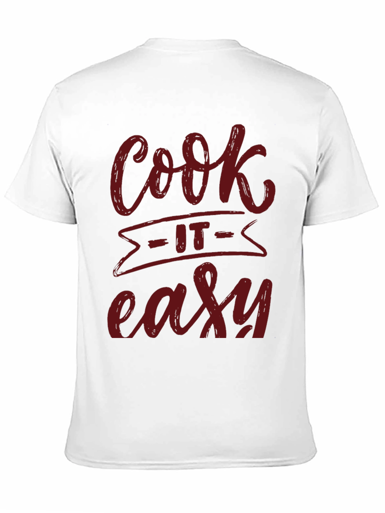 Cook It Easy Black Graphic Tee