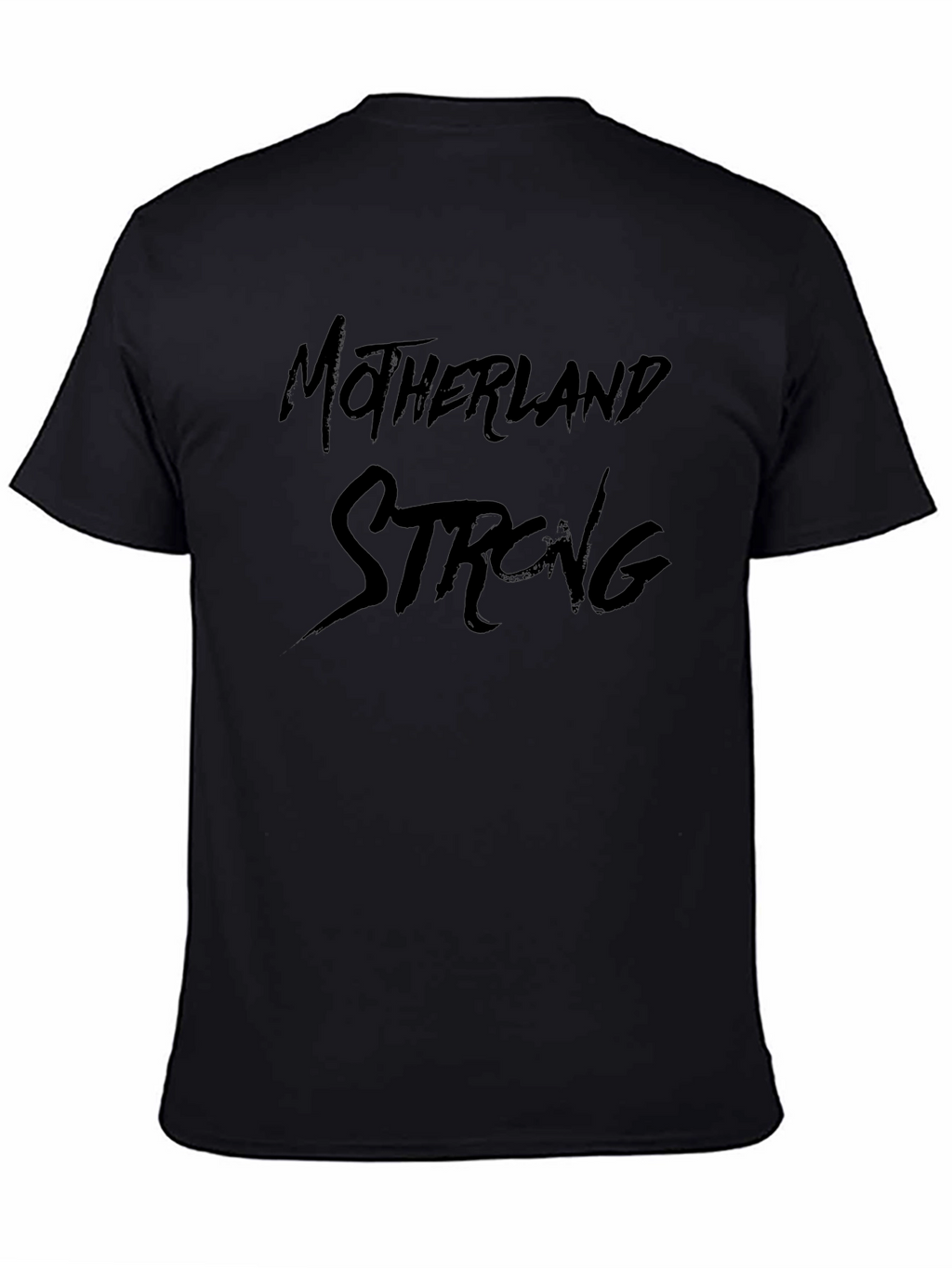 Motherland Strong Graphic Tee - Black T-Shirt