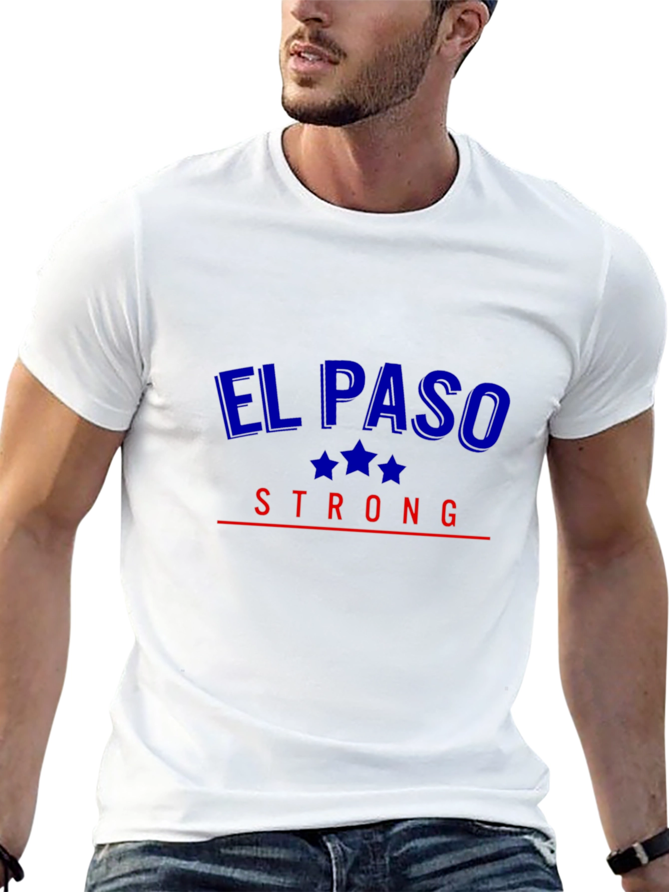 El Paso Strong Graphic Tee - Patriotic Design
