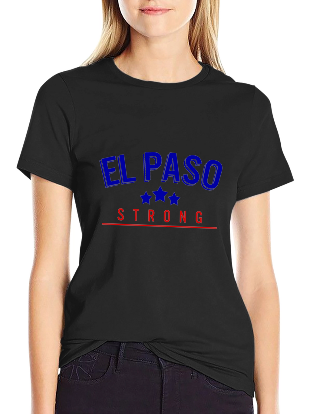 El Paso Strong Graphic Tee - Patriotic Design