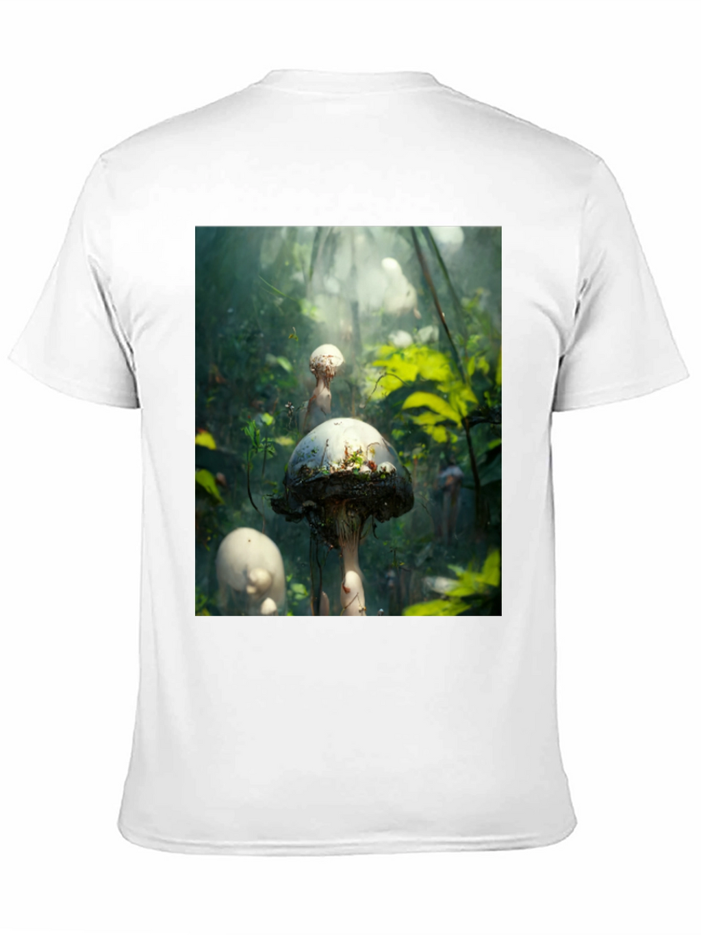Mushroom Forest Graphic Tee - Nature Inspired Style