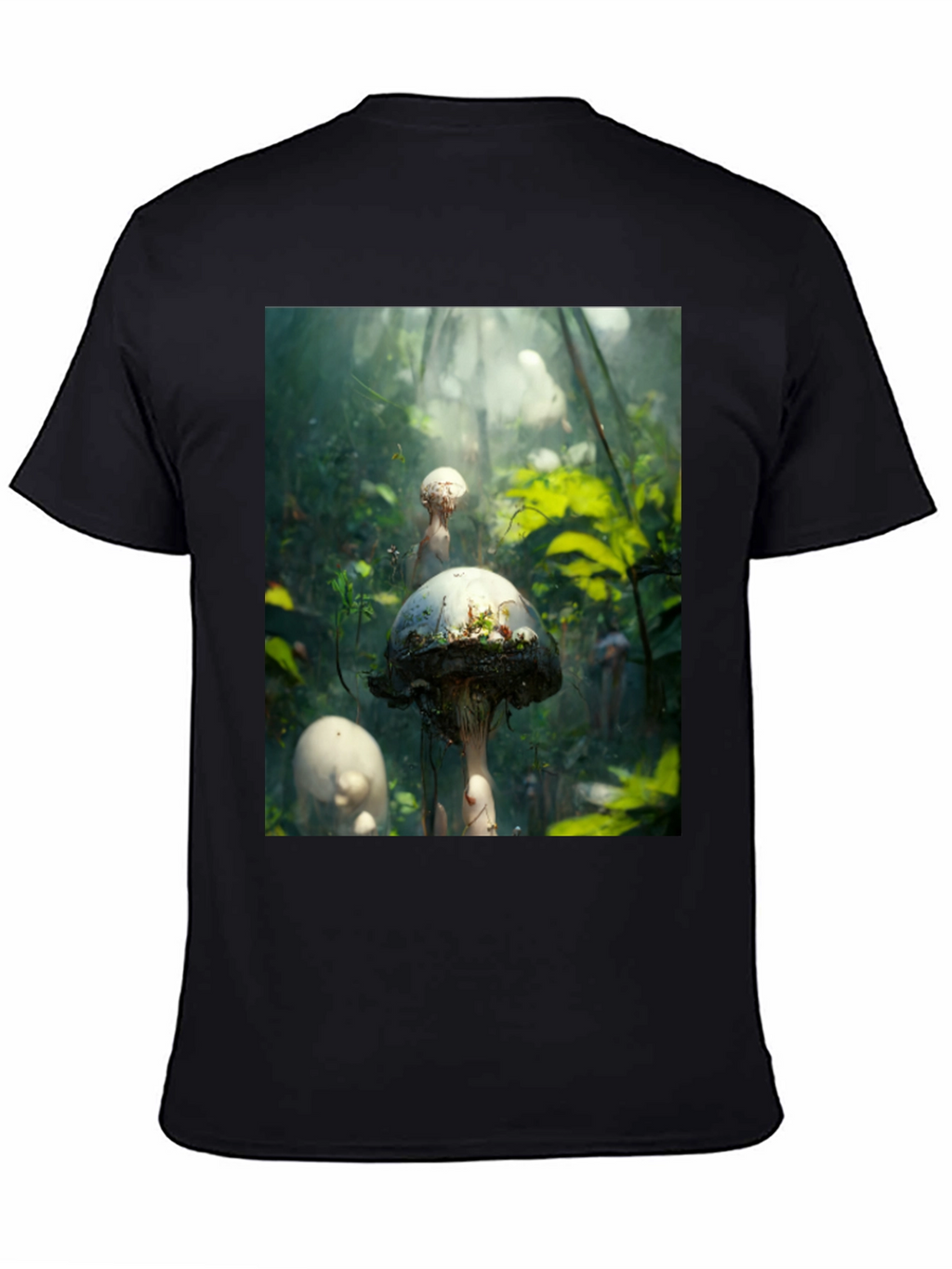 Mushroom Forest Graphic Tee - Nature Inspired Style