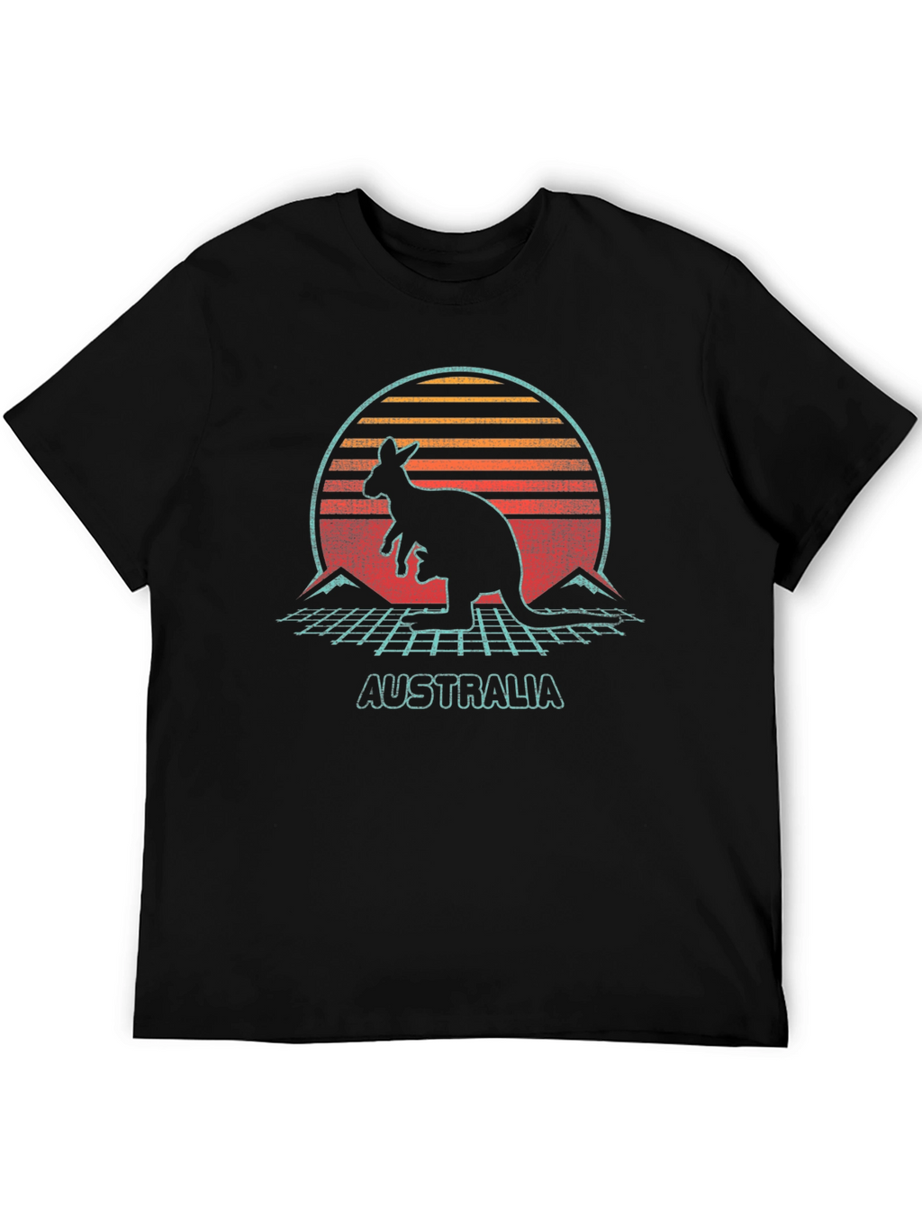 Retro Australia Kangaroo T-Shirt