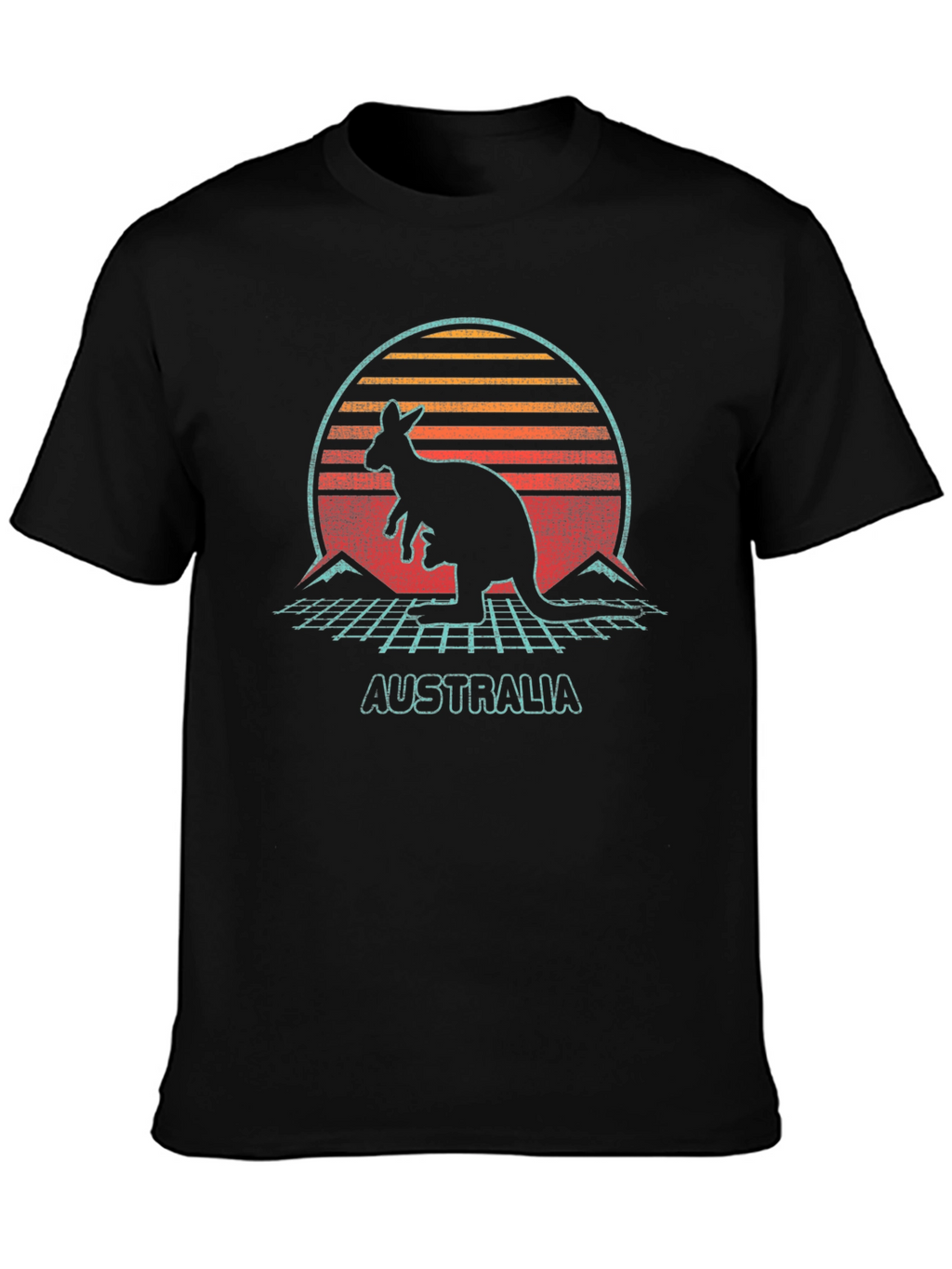 Retro Australia Kangaroo T-Shirt