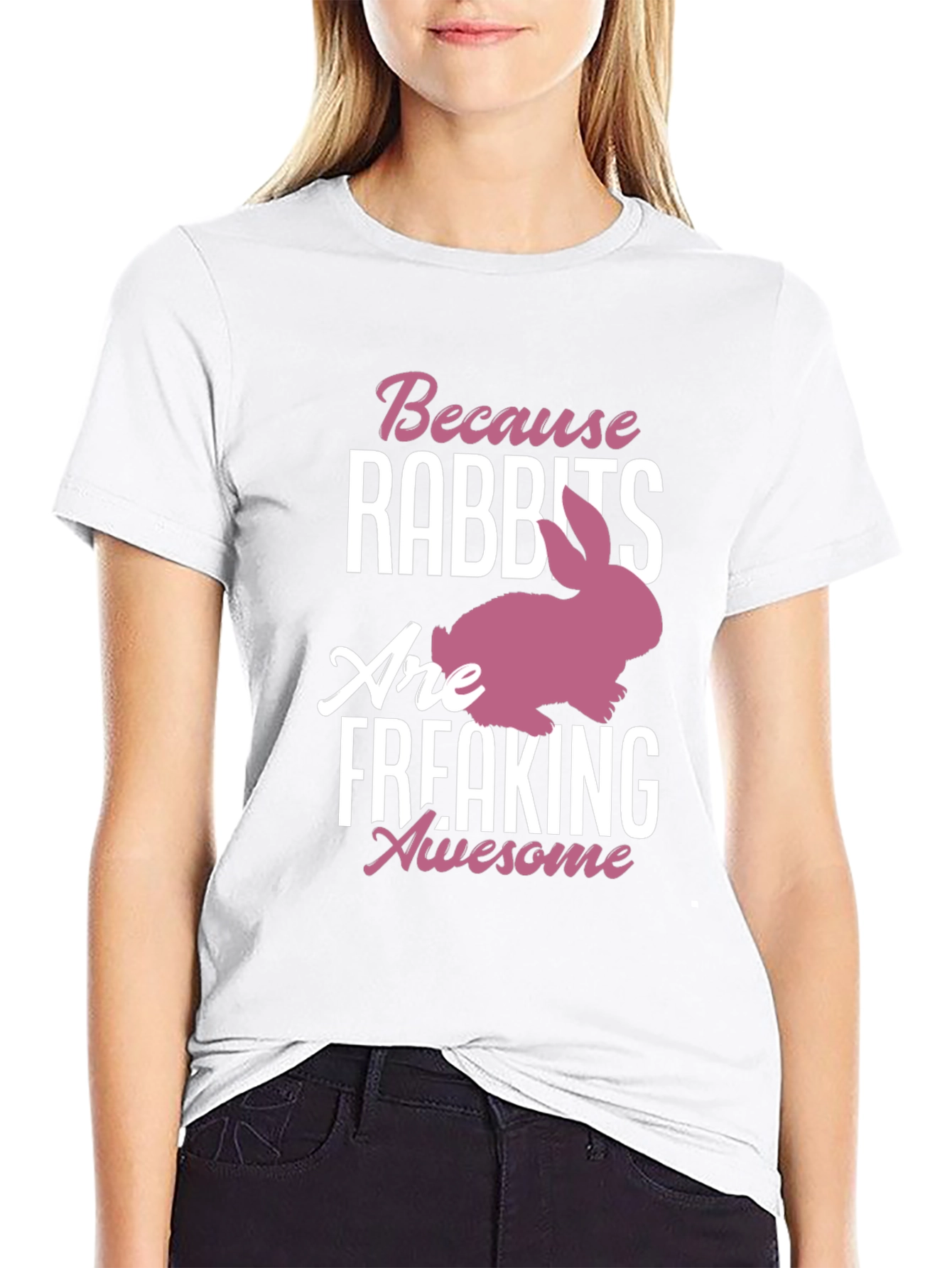 Rabbits Are Awesome Graphic Tee