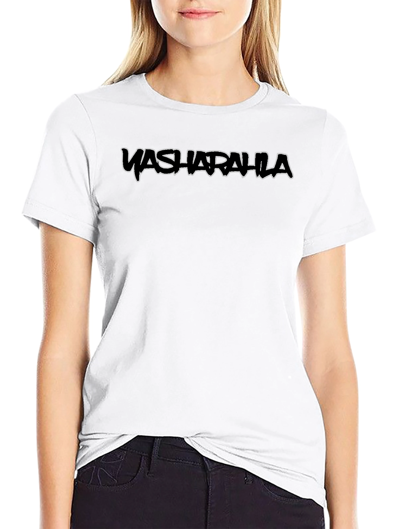 Black Tee with WASHARALLA Text