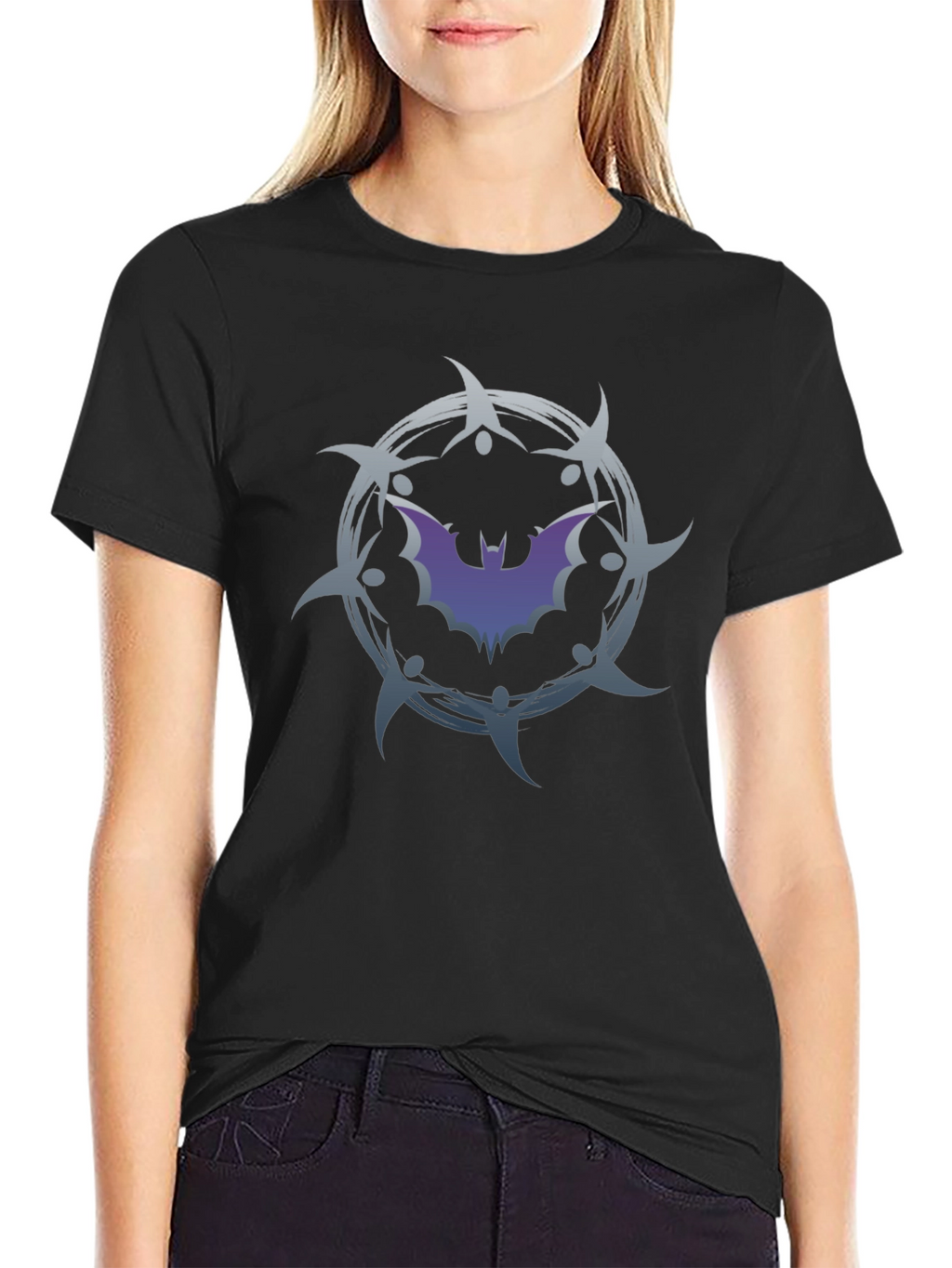 Bat Emblem Graphic Tee - Dark Nights Style