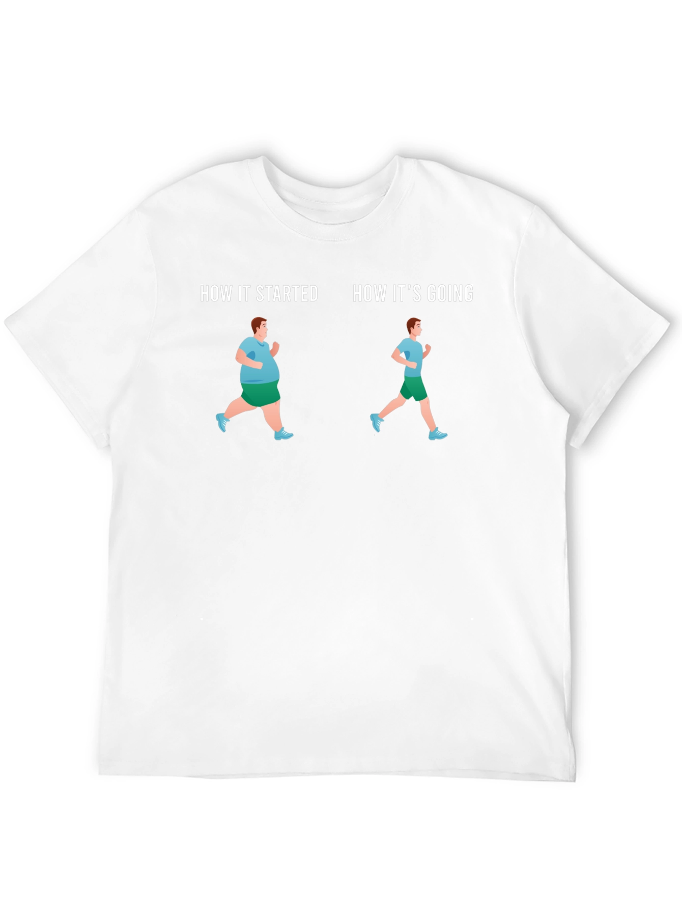 Fitness Journey T-Shirt - How It Started How Its Going