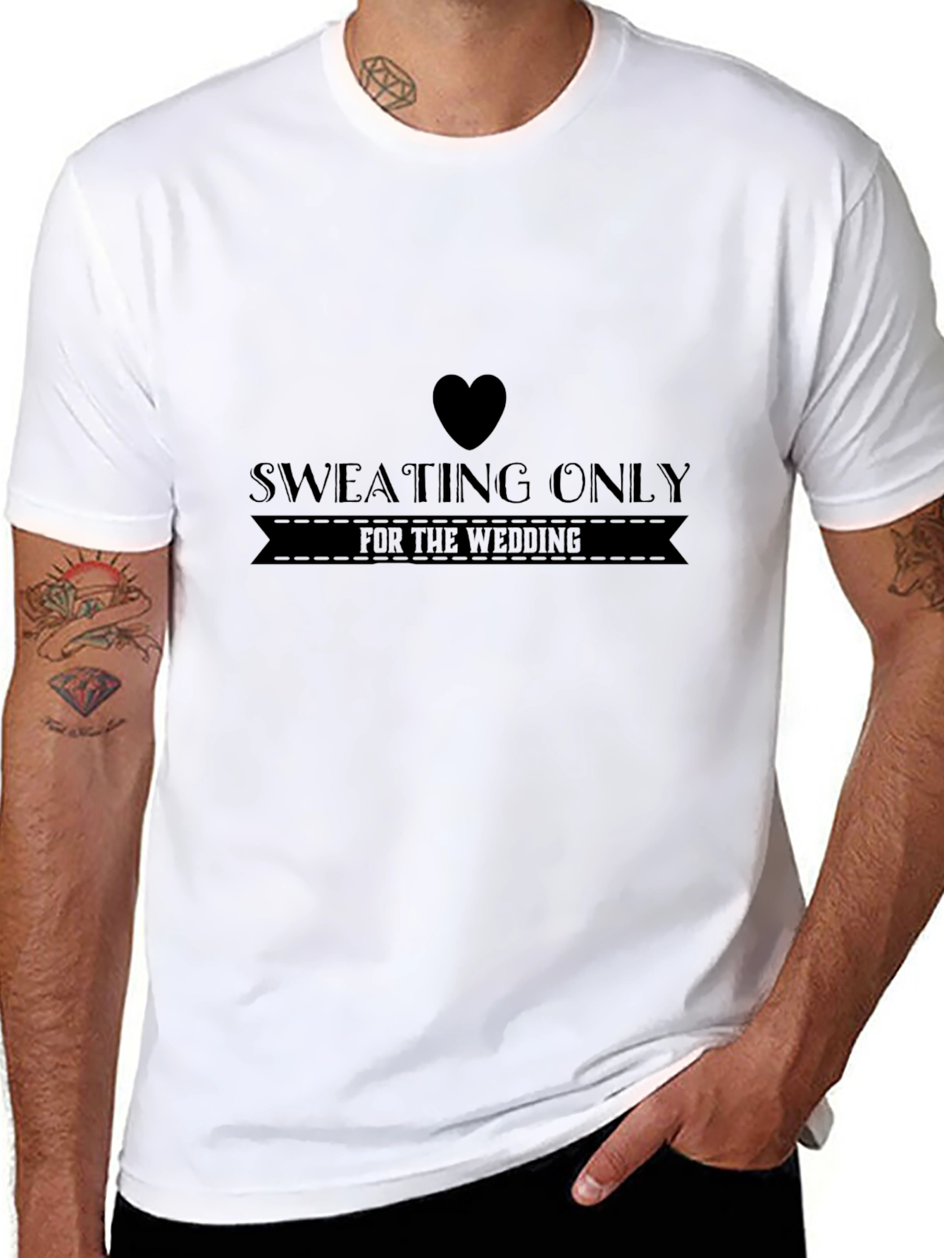 Sweating Only for the Wedding T-Shirt