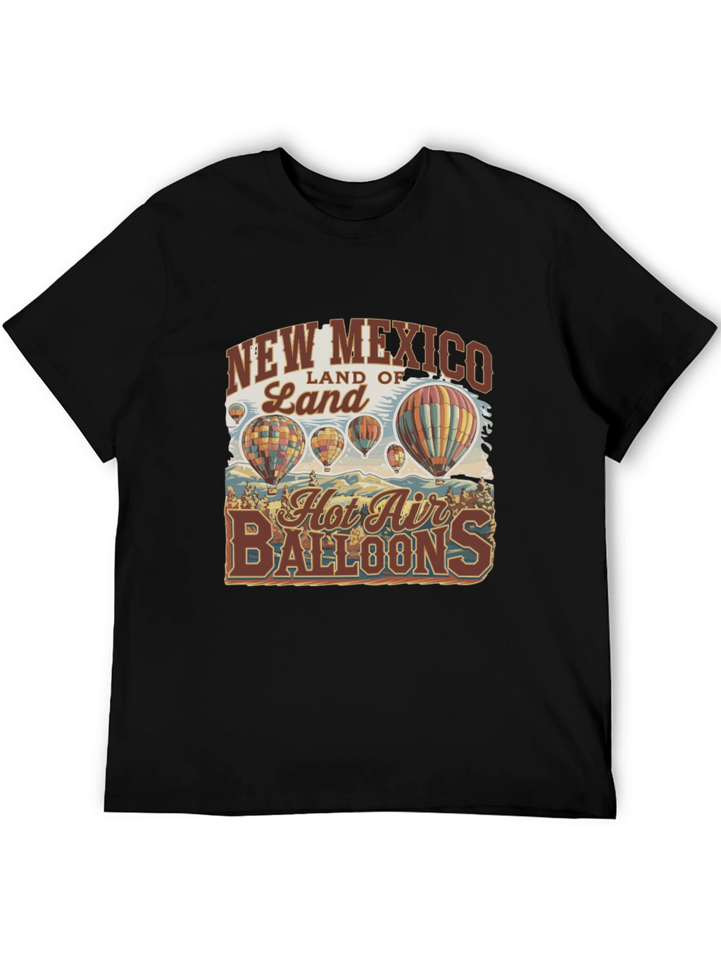 New Mexico Hot Air Balloons Graphic T-Shirt