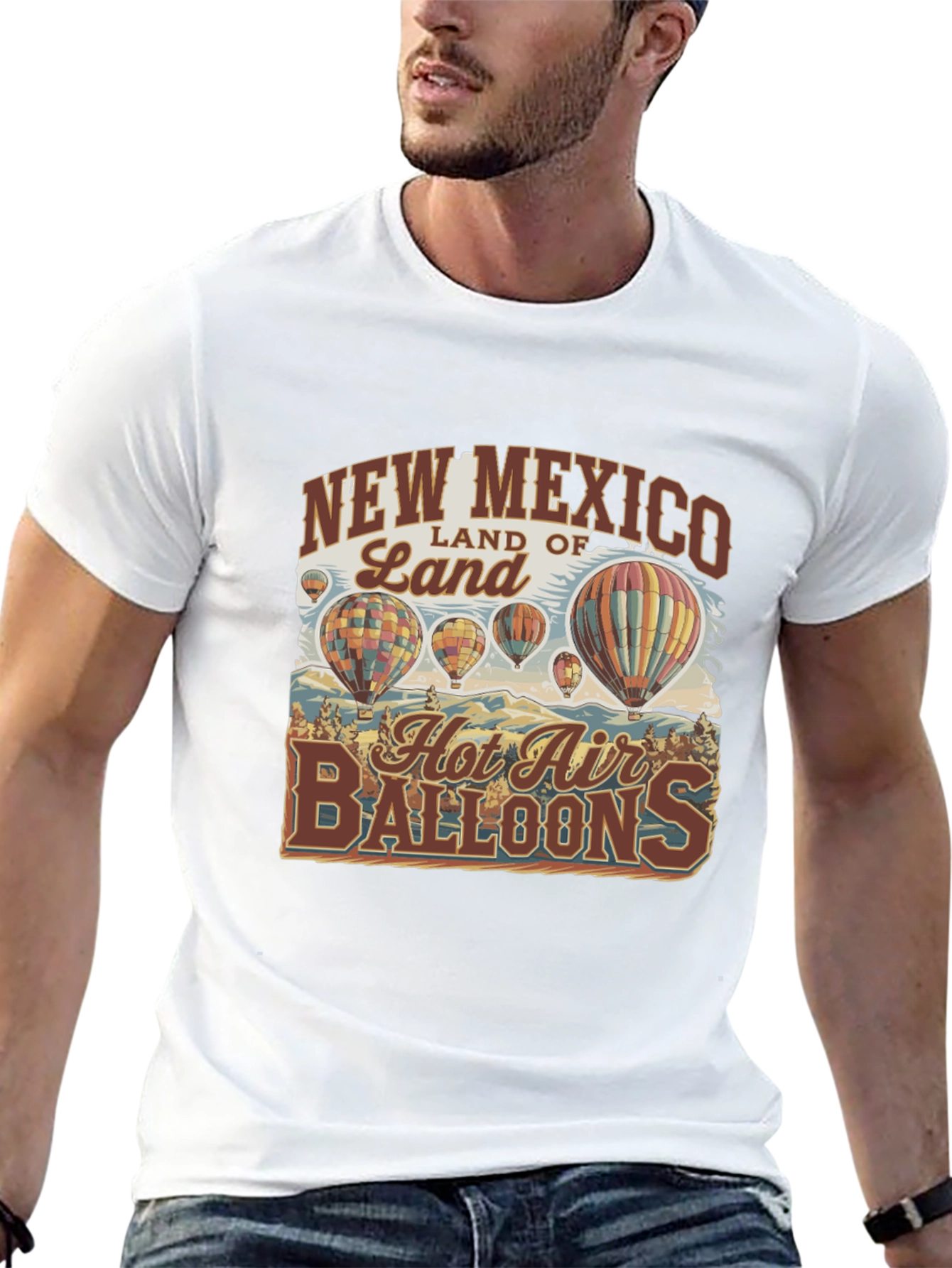New Mexico Hot Air Balloons Graphic T-Shirt