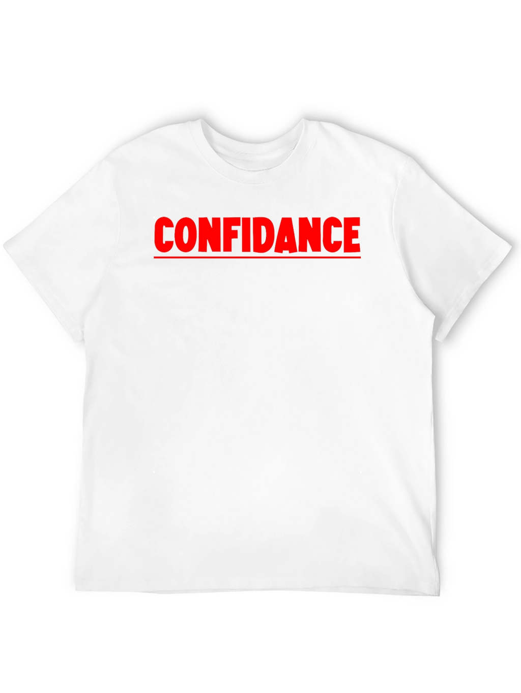 Confidance Black Graphic Tee - Express Yourself!