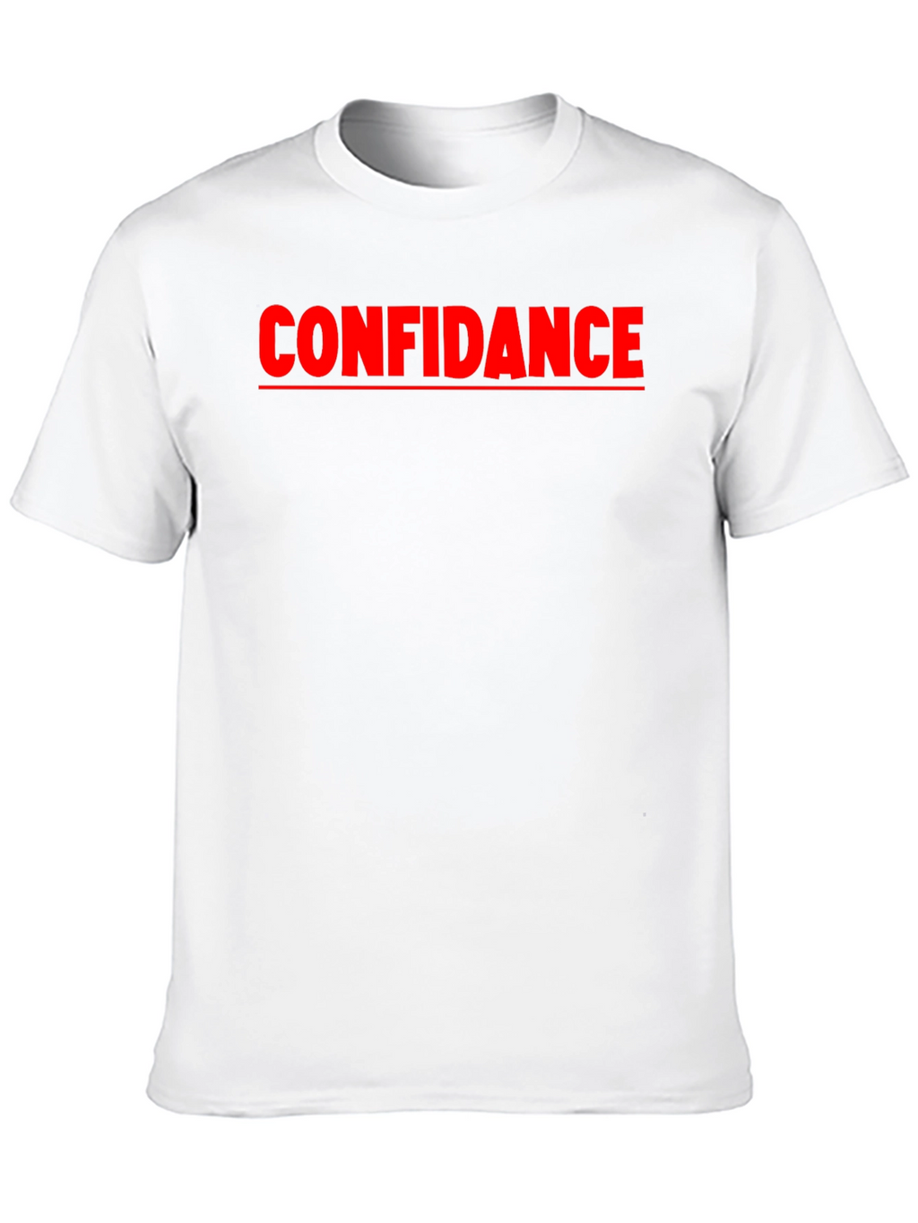 Confidance Black Graphic Tee - Express Yourself!
