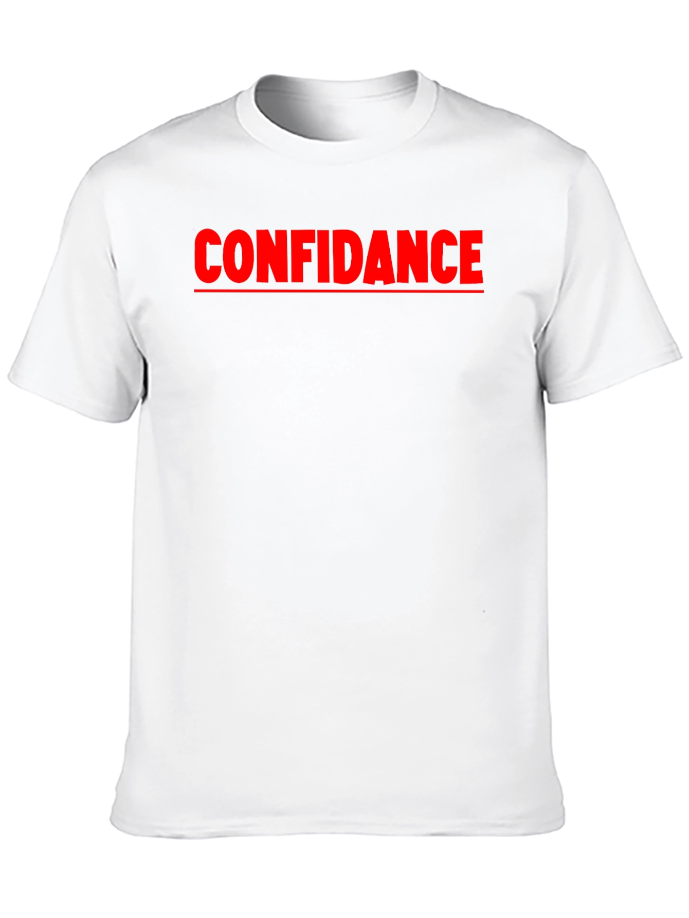Confidance Black Graphic Tee - Express Yourself!