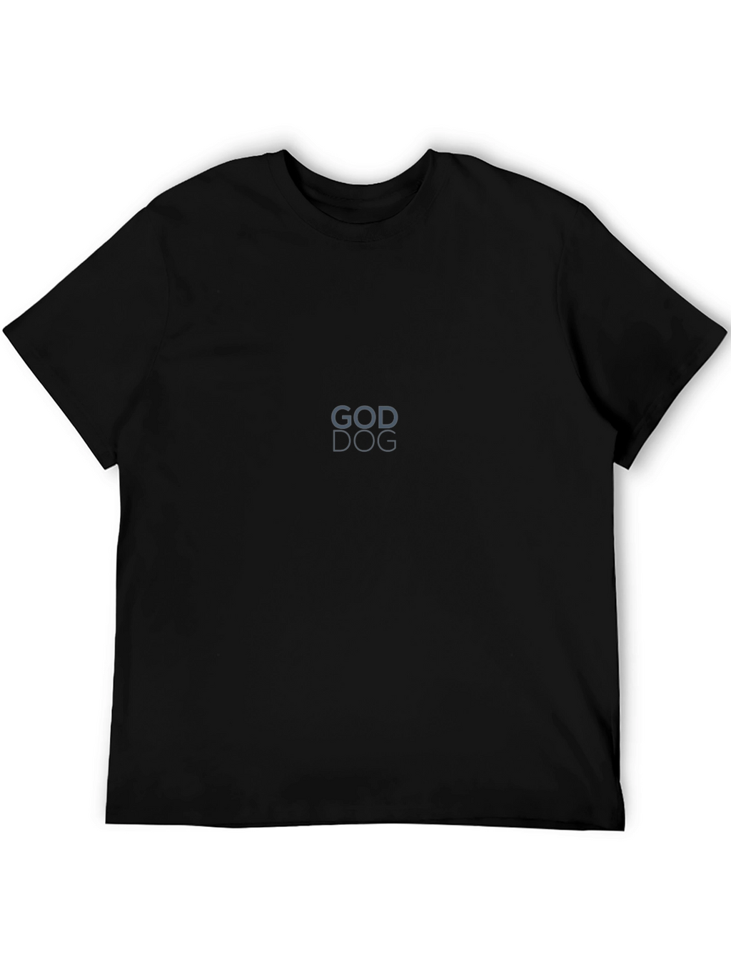 God Dog Graphic Tee - Black Casual T-Shirt