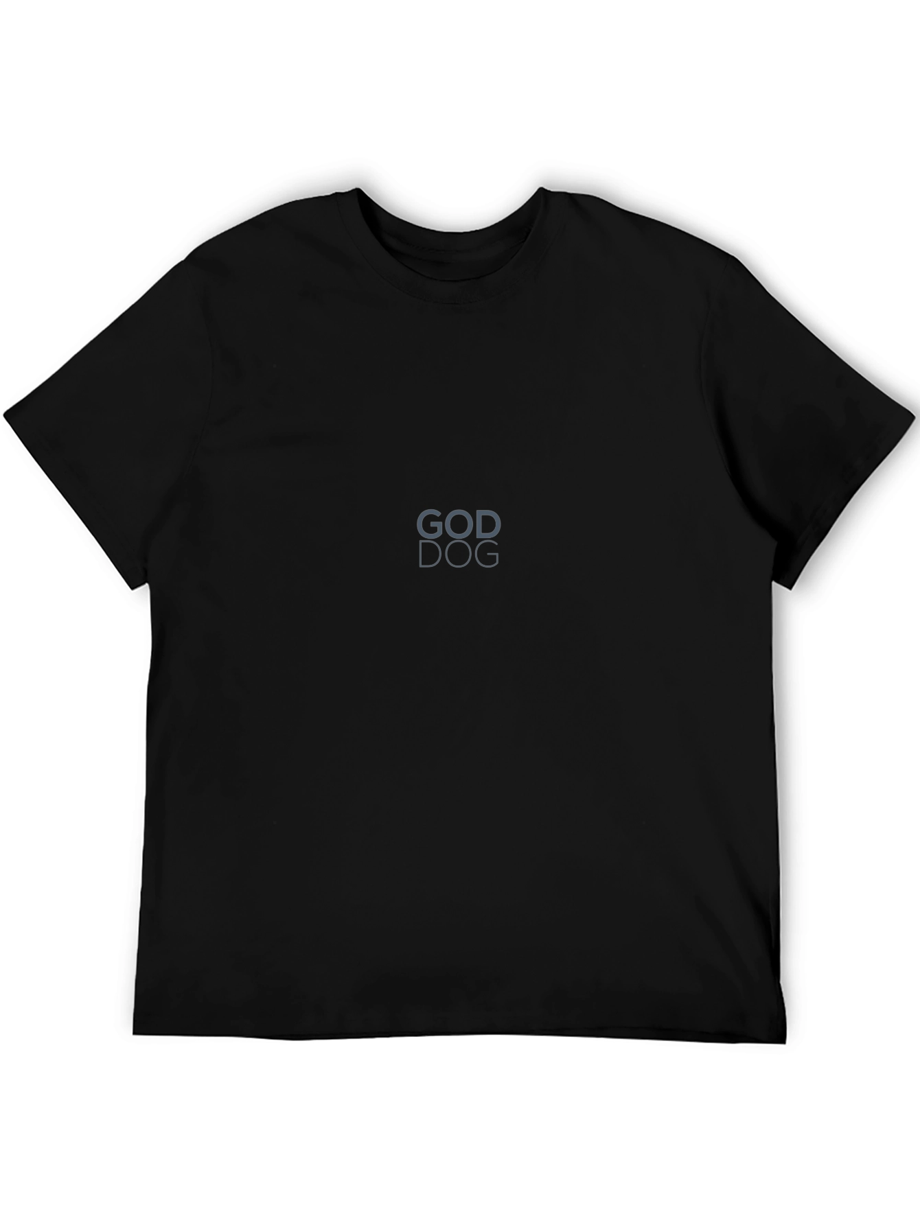 God Dog Graphic Tee - Black Casual T-Shirt