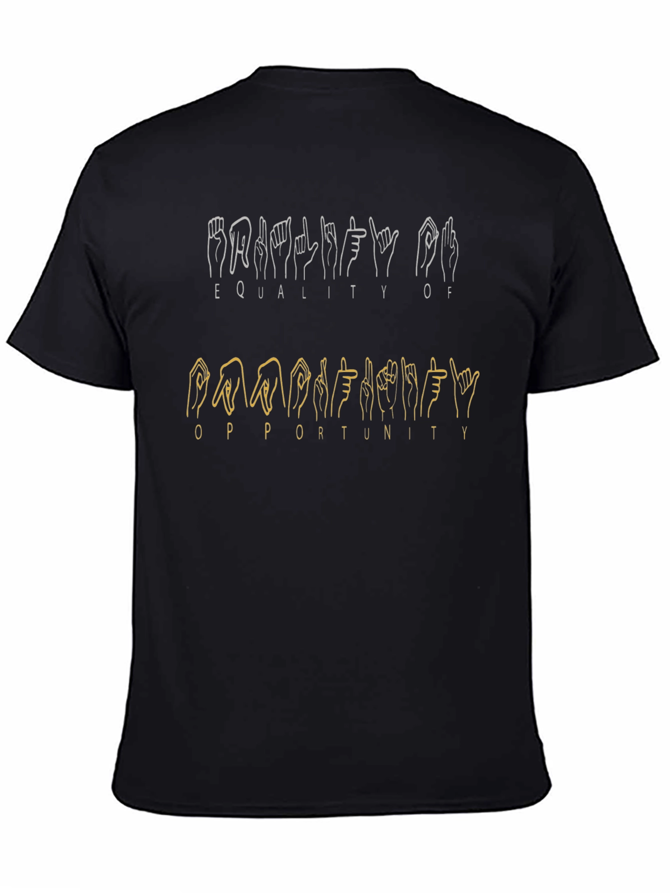 Equality Opportunity Sign Language T-Shirt