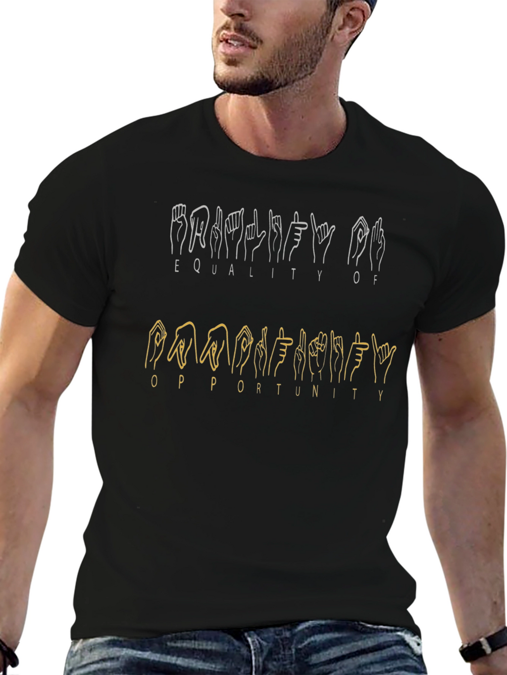 Equality Opportunity Sign Language T-Shirt