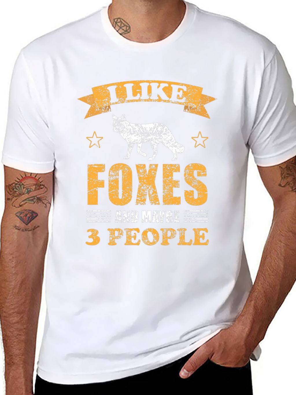 I Like Foxes and Maybe 3 People T-Shirt
