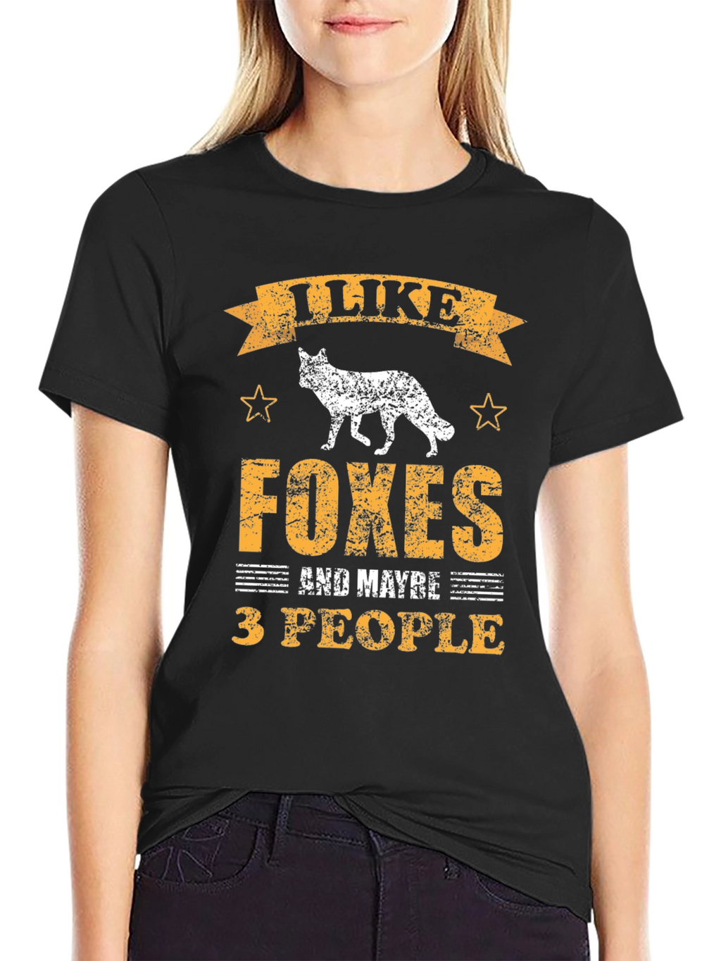 I Like Foxes and Maybe 3 People T-Shirt