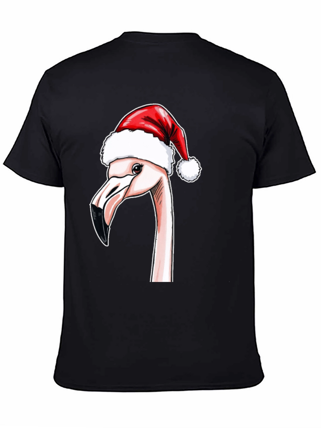 Festive Flamingo T-Shirt - Holiday Cheer