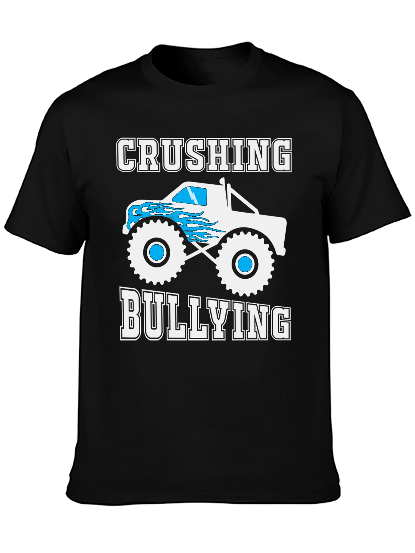 Crushing Bullying Monster Truck Graphic T-Shirt