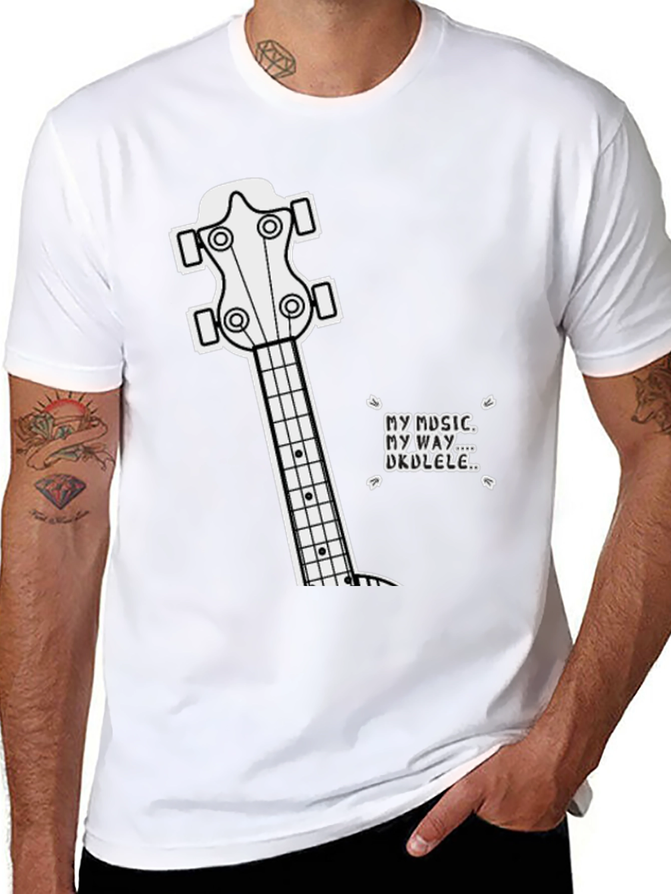 Ukulele Music T-Shirt - My Music My Way