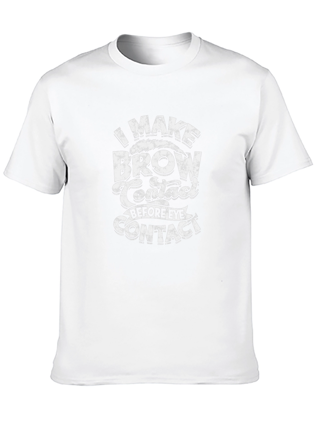 Funny Brow Contact Graphic Tee