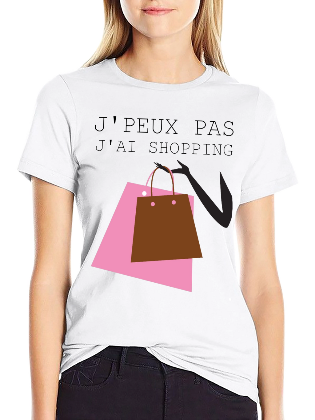 Shopping Spree Tee - French Slogan T-Shirt