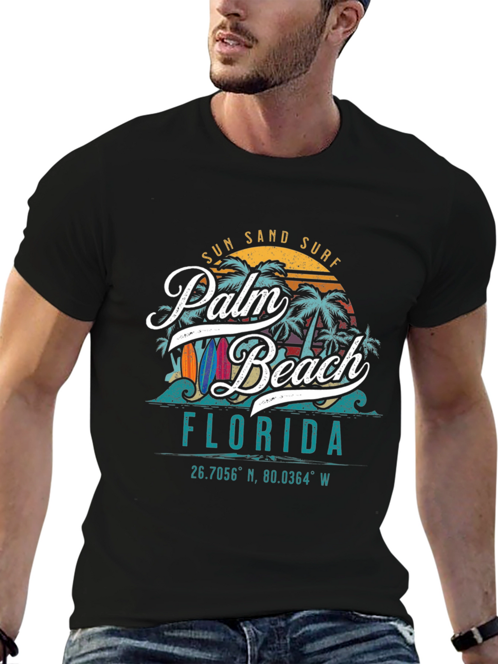 Palm Beach Florida Graphic T-Shirt
