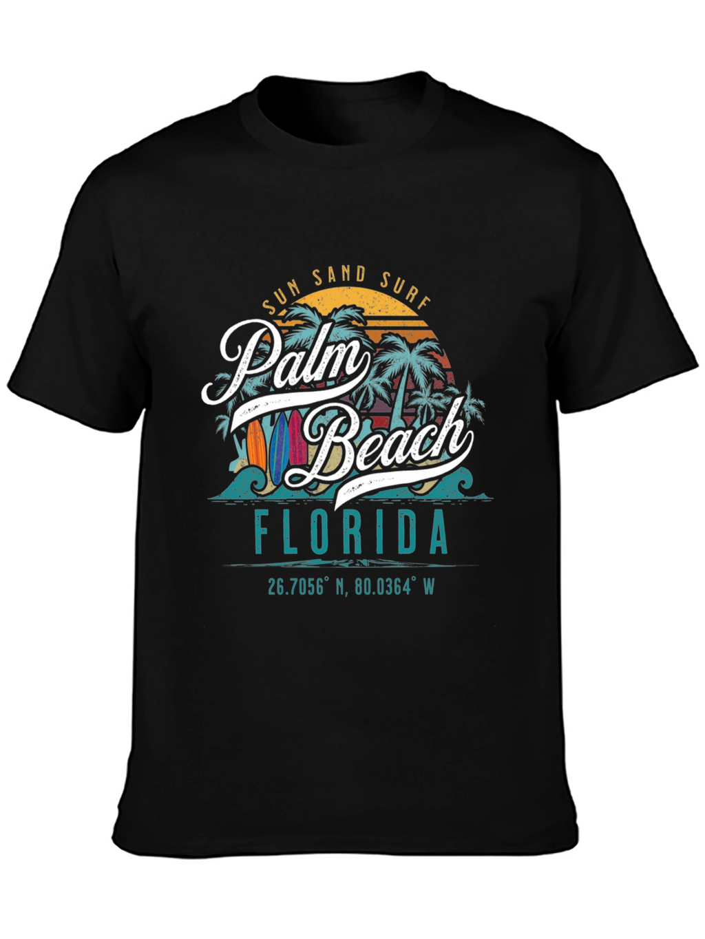 Palm Beach Florida Graphic T-Shirt