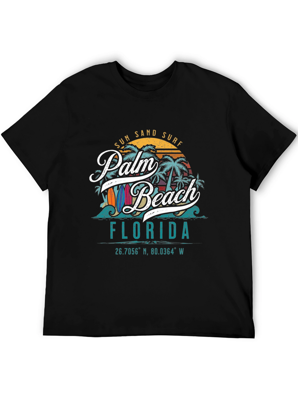 Palm Beach Florida Graphic T-Shirt