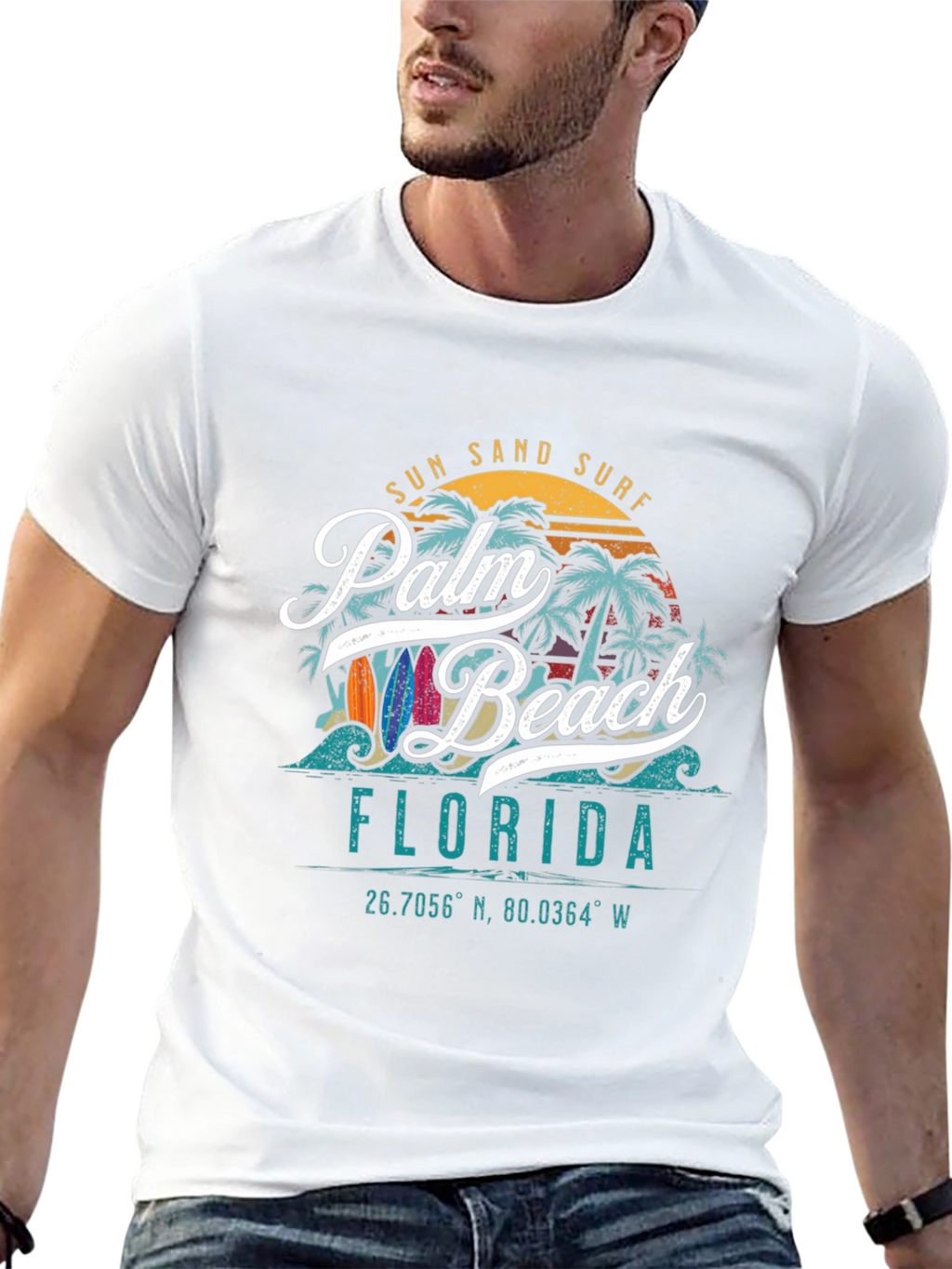 Palm Beach Florida Graphic T-Shirt