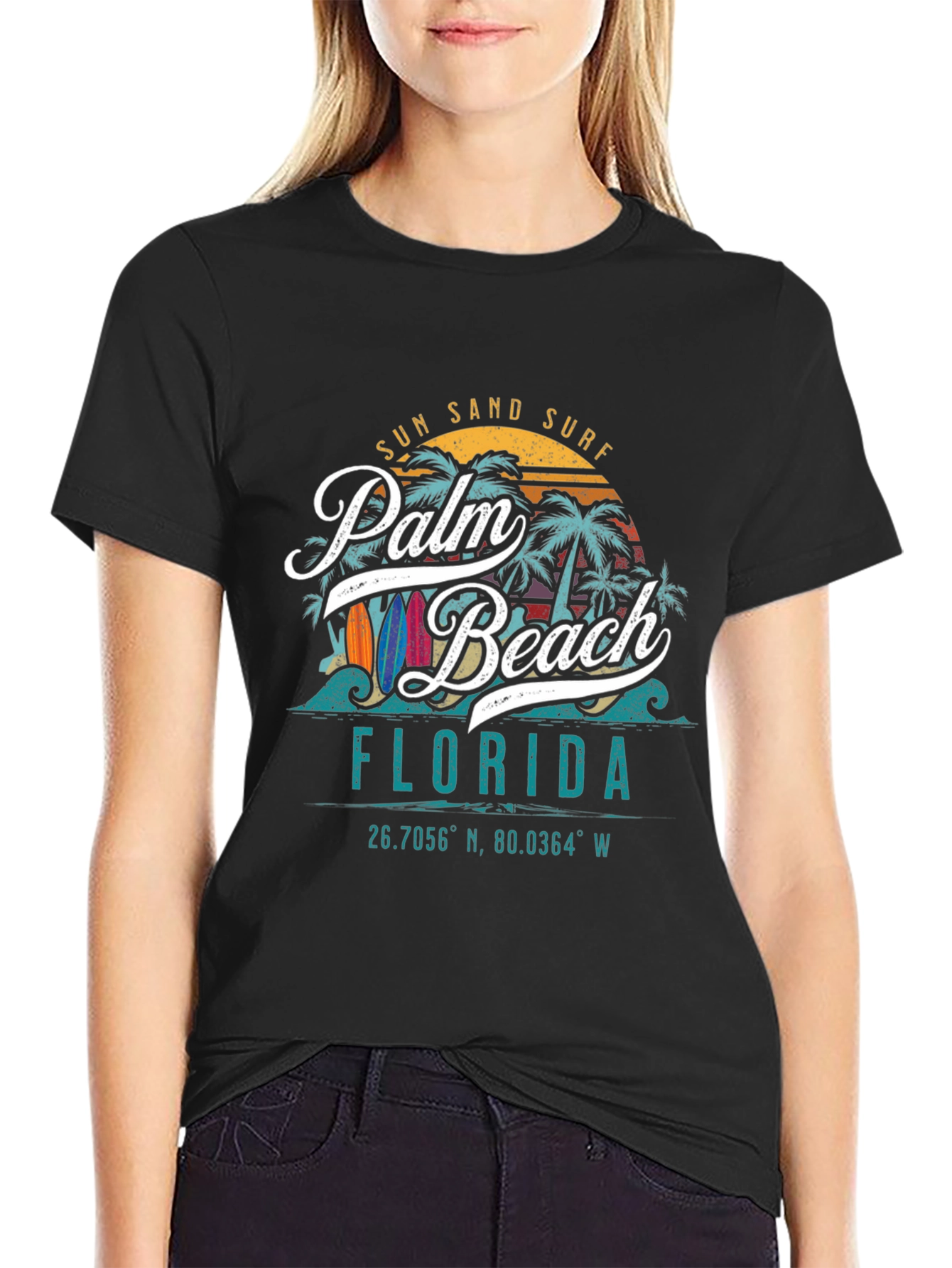 Palm Beach Florida Graphic T-Shirt