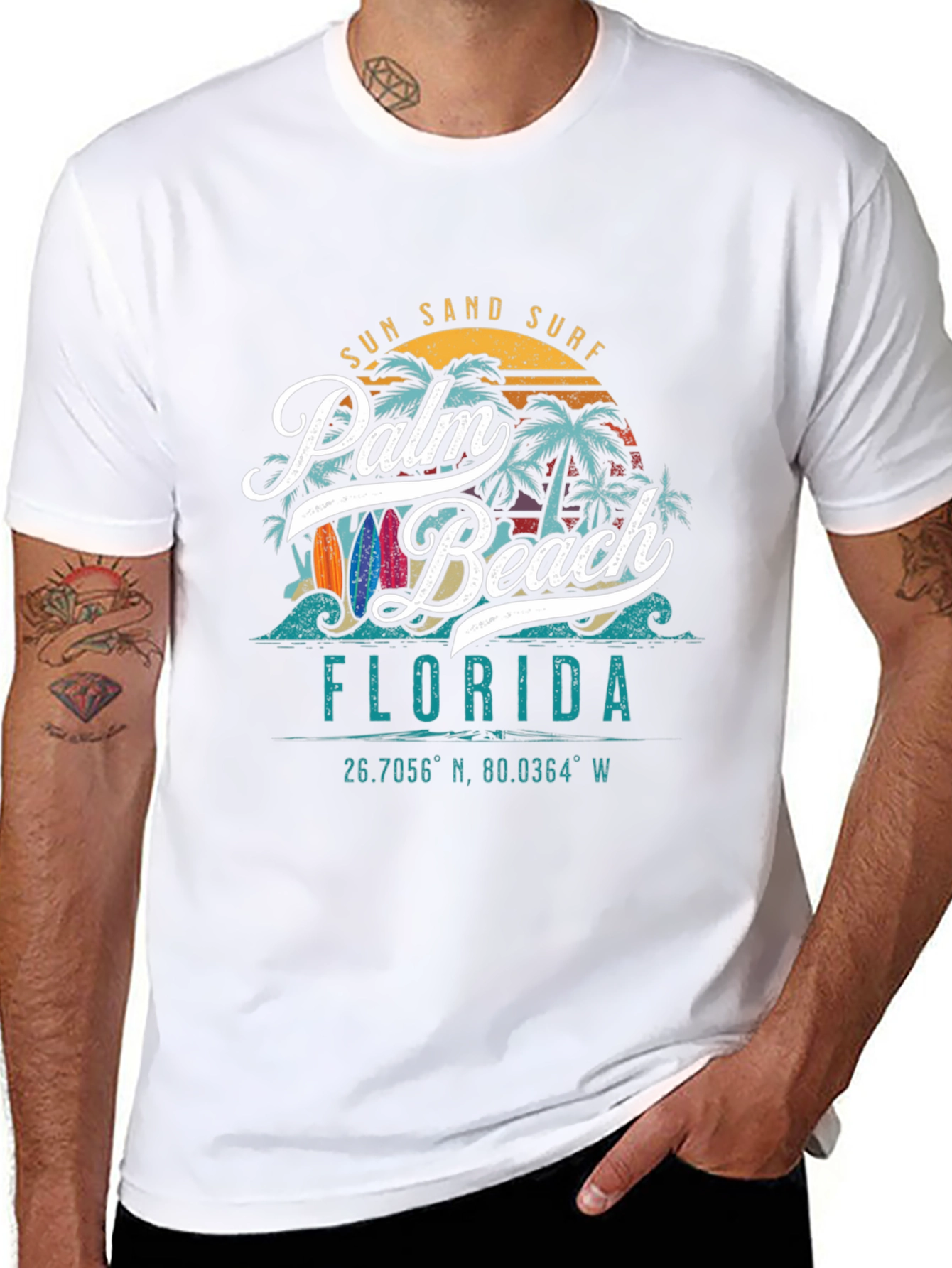 Palm Beach Florida Graphic T-Shirt
