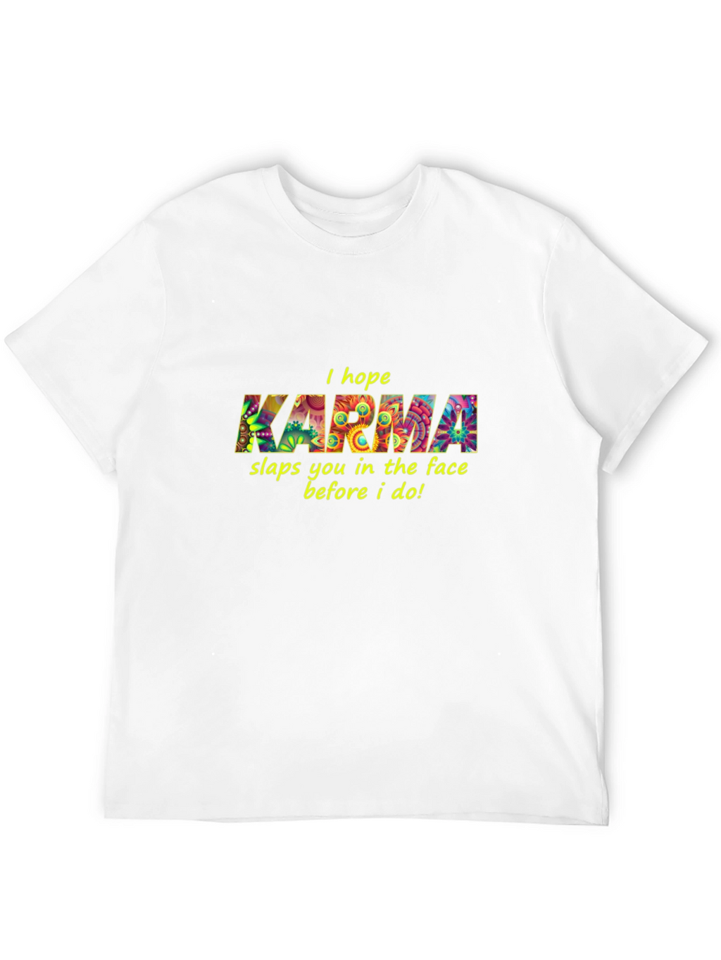 Karma Graphic Black T-Shirt