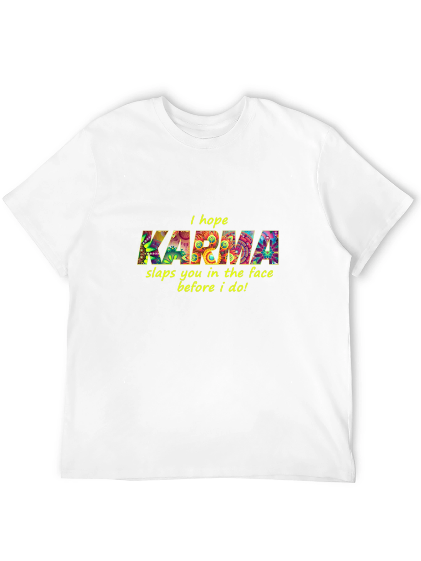 Karma Graphic Black T-Shirt