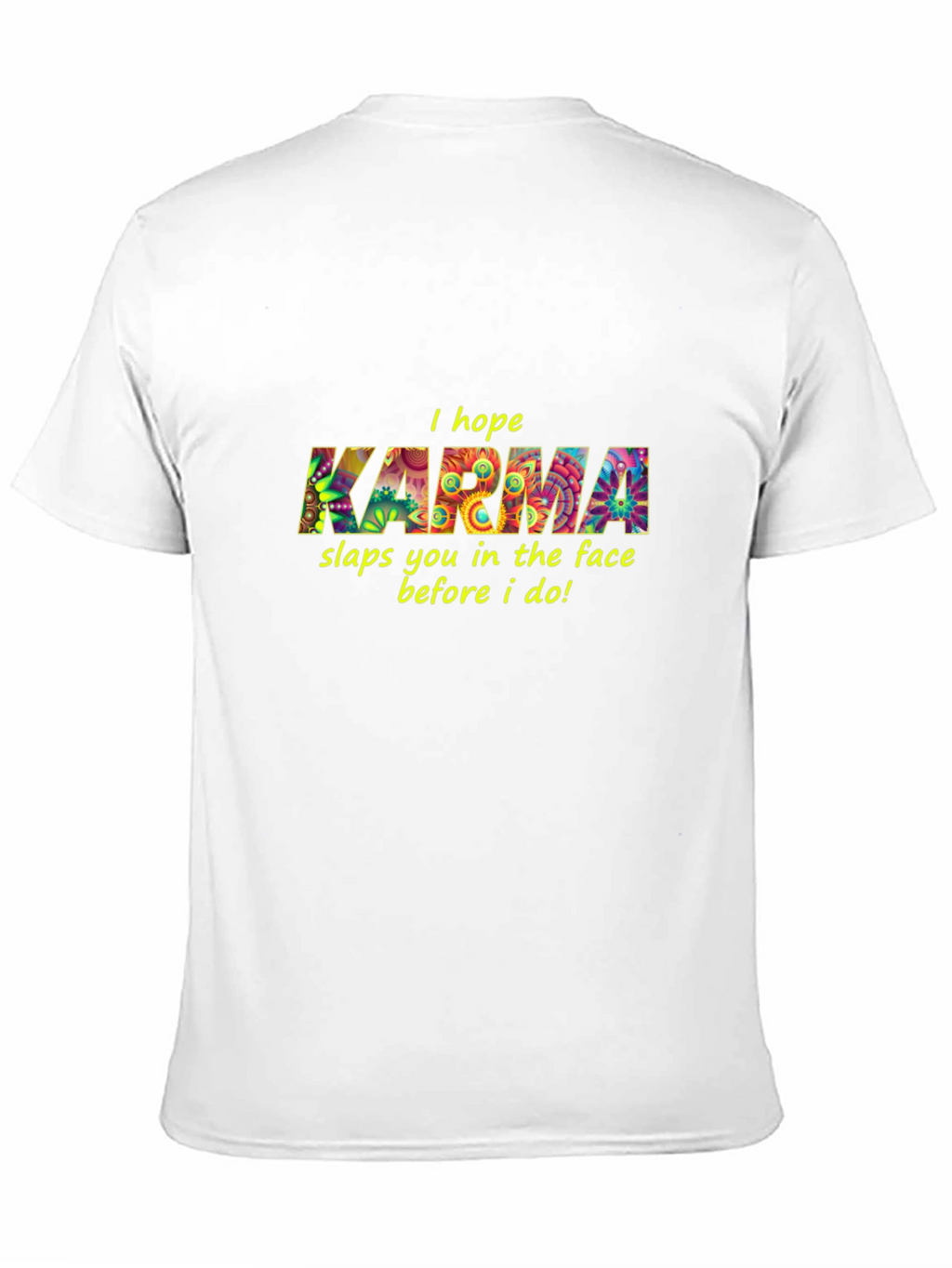 Karma Graphic Black T-Shirt