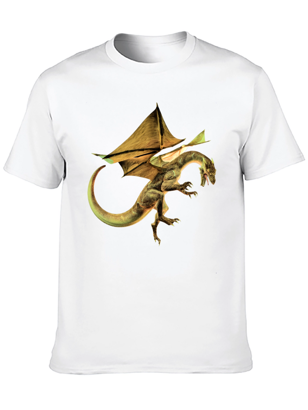 Dragon Graphic Tee - Mens Black T-Shirt
