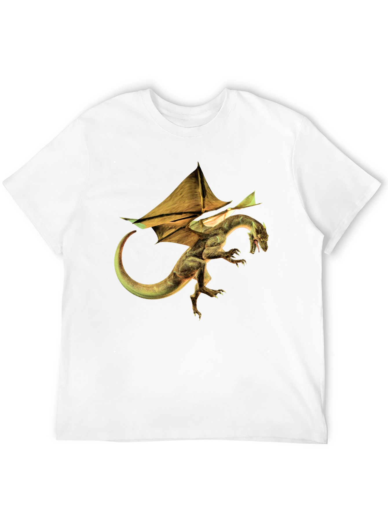 Dragon Graphic Tee - Mens Black T-Shirt