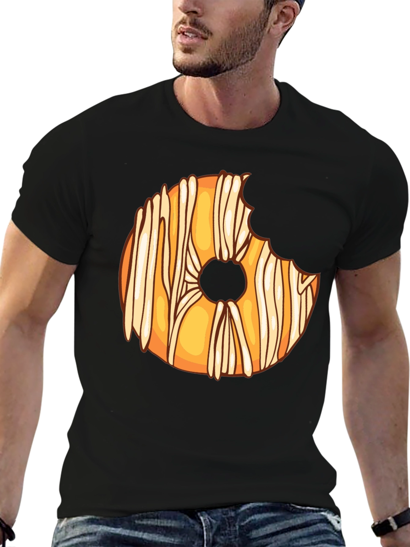 Donut Bite T-Shirt - Funny Graphic Tee