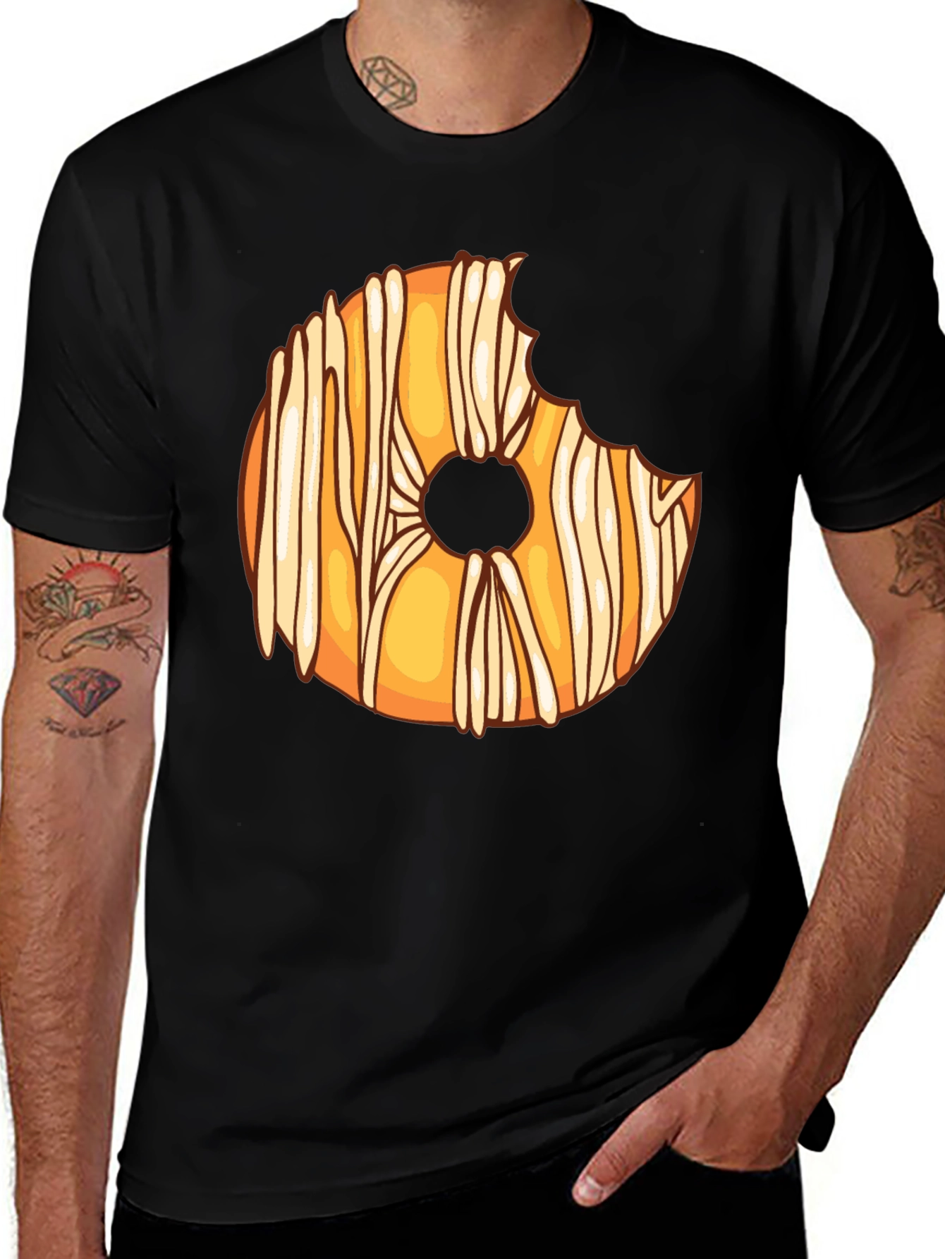 Donut Bite T-Shirt - Funny Graphic Tee